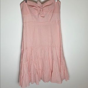 NEW J Crew Jackaroo Seersucker Strapless Dress - 8